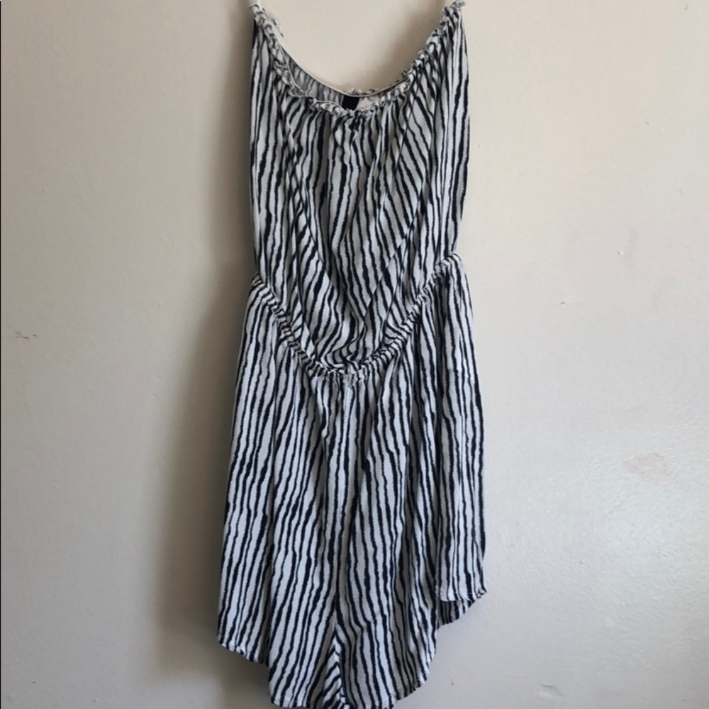 Striped romper